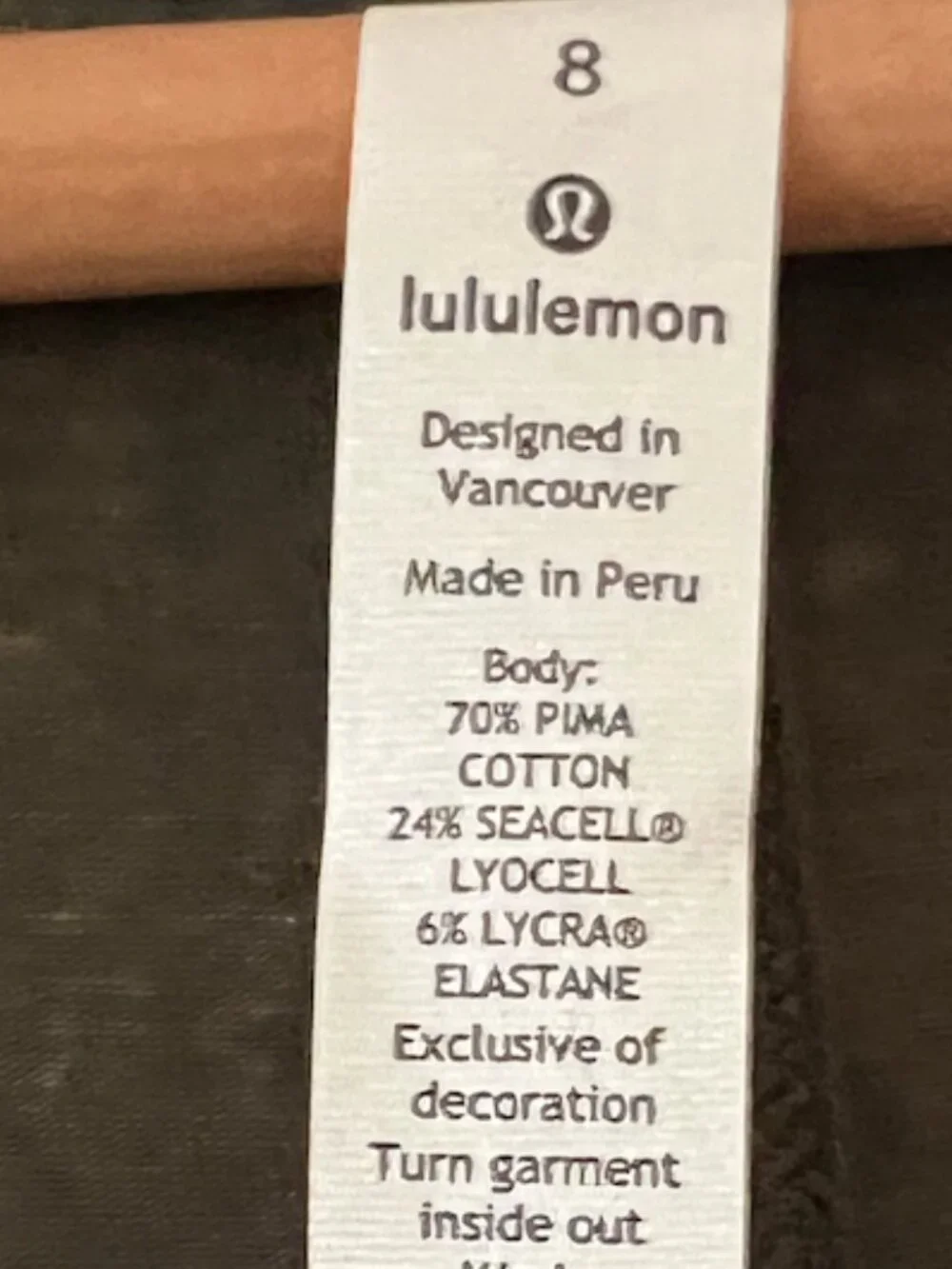 Lululemon All Yours Tank Maxi Dress *Wash | Cloudy Wash Dark Olive | Size 8 - Picture 4 of 7